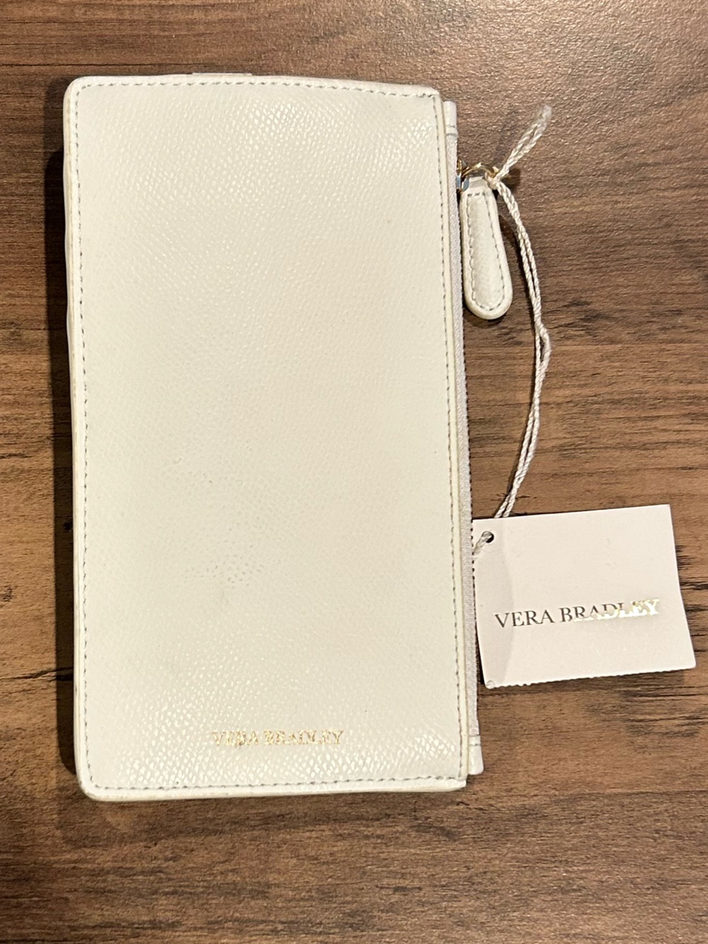 Vera Bradley Ivory Zip Wallet